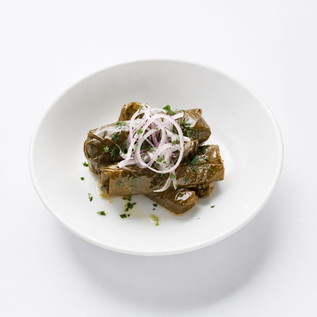 STUFFED GRAPE LEAVES.