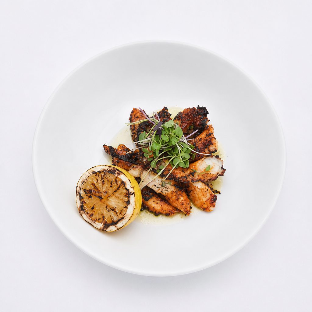 GRILLED OCTOPUS.